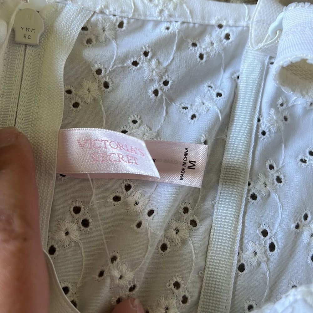 White Corset Top - Picture 3 of 3